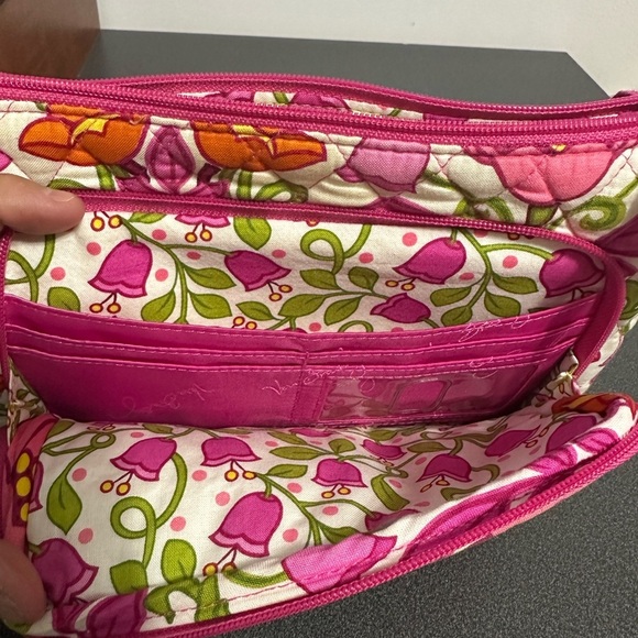 Vera Bradley Pink and Green Floral Clutch - Picture 3 of 9